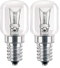 Kanta 2 X 15w Universal Oven Cooker Appliance Bulb 300c Lamp E14 Light Bulbs 220-240V, Warm White