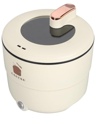 Olla Arrocera Eléctrica a Vapor, 1,8 L, 10 Tazas, Función de Mantener Caliente, Recipiente Antiadherente Extraíble, Fácil de Limpiar, Cesta Vaporera, Taza (Enchufe de la UE)