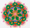 DIAMOND DOTZ DD3.008 - Original 5D Diamond Painting Set Blume Flower Mandala, Kreativset mit 3.037 Diamant Mosaiksteinen, Malset ca. 25 x 20 cm, DIY Komplettset für Erwachsene und Kinder ab 8 Jahren