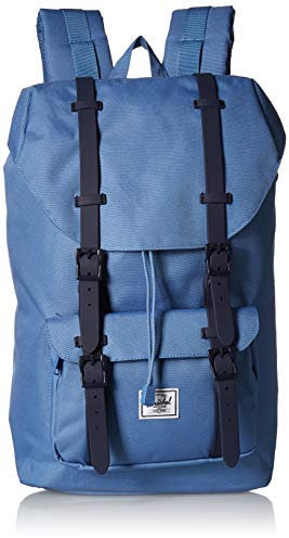 Herschel Unisex-Erwachsene Little America Mid-Volume Rucksack, Flussside/Peacoat, 17L
