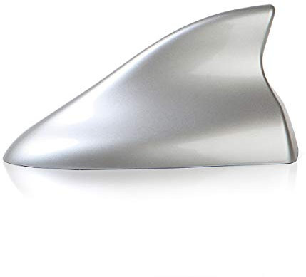Ramble- Antenne Hai Autoradio Car Aerials Cover Haifischflosse Antenne for Auto Für Opel Antara,Meriva,Mokka, Karl Rocks,Zafira,Corsa,Astra (Stärken Stil, Silber)