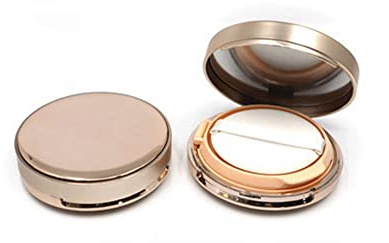 1 St Tom Luftkudde Puffbox Sminkfodral Container Med Pulver Svamp Spegel För BB Cream Foundation DIY Box,C