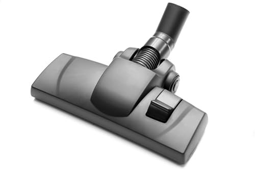 Premium 32mm Universal Hartbodendüse & Teppichbürste - Komfortabel für alle Böden (Schwarz, 32mm) Zentralstaubsauger & Staubsauger