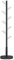 SONGMICS HOME Garderobe in Baum-Form, Kleiderständer, freistehende Garderobe, 8 Haken mit abgerundeten Enden, 175,3 cm hoch, für Kleidung, Hüte, Taschen, tintenschwarz RCR037B01
