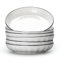 ZPPLD Ceramic Dinner Plates, Dinner Plates Set for 6 People,Plate Set, Tableware for Dishwasher and Microwave, Pasta,Breakfast Plate, 6 White Colors for Home and Restaurant(17.8cm)