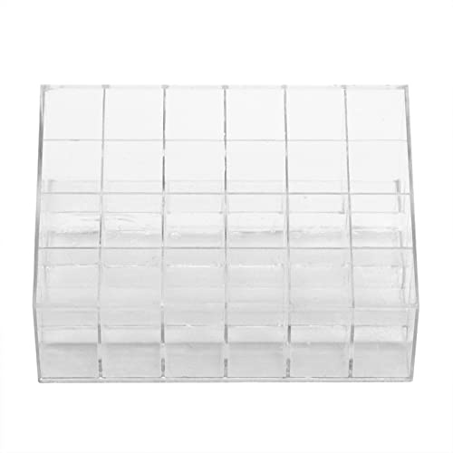 Bamjour Portasmalti per Unghie, 24 Griglie Portaoggetti per Smalti per Unghie Organizzatore per Cosmetici Organizzatore per Smalti per Rossetti o per