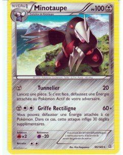 Pokemon-Karte 96/160 Minotaupe 100 KP, Serie XY Primo Schock, französische Version