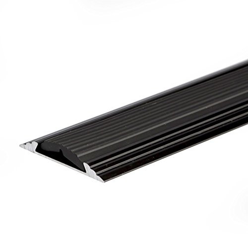 ANODISED Aluminium Anti Non Slip Door Floor BAR Edge Trim Threshold Profile 930mm x 50mm A10 Black