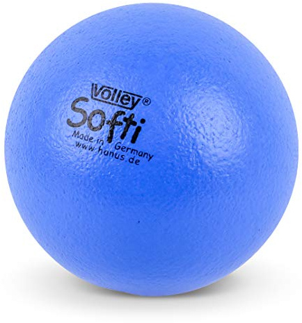 HAEST Volley SOFTI - Balle en Mousse - 160 mm - Bleu