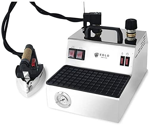EOLO Sistema Stirante Professionale GV02 INOX Plus Ferro da Stiro con Paravapore Caldaia in Rame a Risparmio Energetico A++ Resistenza Esterna Anticalcare Corazza Acciaio Inox Garanzia