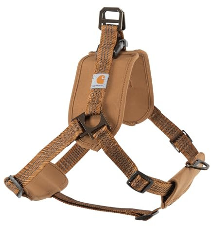 Carhartt Hundegeschirr aus Nylon-Duck, Braun, S