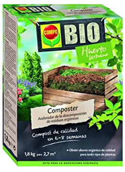 COMPO Composter Huerto Hurbano, Acelerador de la descomposición de residuos orgánicos, 1,8Kg