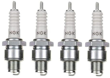 4x Zündkerze B8HS – Zündkerzen Set passend für Motorrad/Roller/Mofa/Moped – kompatibel mit Derbi, Hercules, Sachs, Kreidler u. v. m.