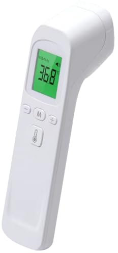 Termometro Frontale, Display LCD Termometro Digitale con Lettura Accurata Istantanea con Allarme Febbre °C /°F Commutabile Termometro No Touch Termometro No Touch per Febbre per Adulti e Bambini
