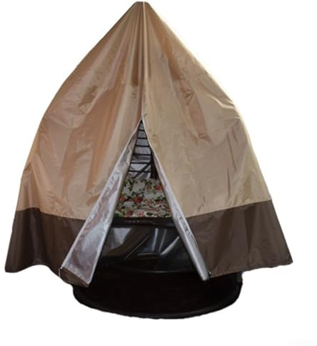 Funda transpirable para balancín de columpio para exteriores, contra la luz solar, la lluvia, la nieve y el viento, para varios tipos de sillas en forma de huevo, hamacas o asientos oscilantes (115 x