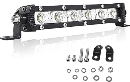Willpower 7'' 18CM 30W Led Zusatzscheinwerfer Flutlicht Led Scheinwerfer 12V 24V Wasserdicht Led Arbeitsscheinwerfer Bar für Offroad Auto Traktor SUV UTV ATV Rückfahrscheinwerfer