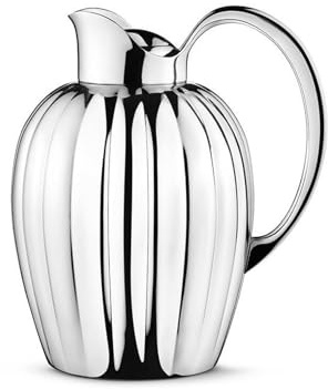 Georg Jensen Bernadotte Thermo Jug with Push Stopper New Gen ABS SS 1L
