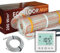 2,5 qm PREMIUM Fußbodenheizung elektrisch 500 Watt Fliese Bad Heizmatte mit Thermostat Saxa31 2,5 m²