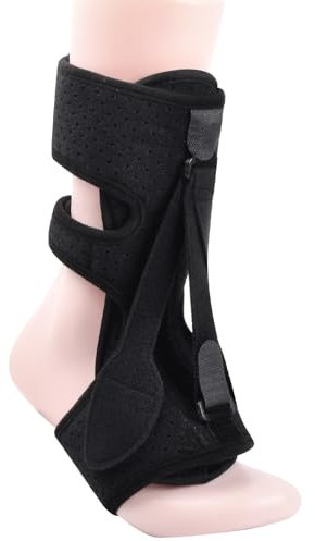 1 styck ortos-fot, plantar fasciit nattskena, fotledsbandage fotled, sport ankelbandage svart, ortos fotled vänster ribba skena lättnad hälsenan inflammation