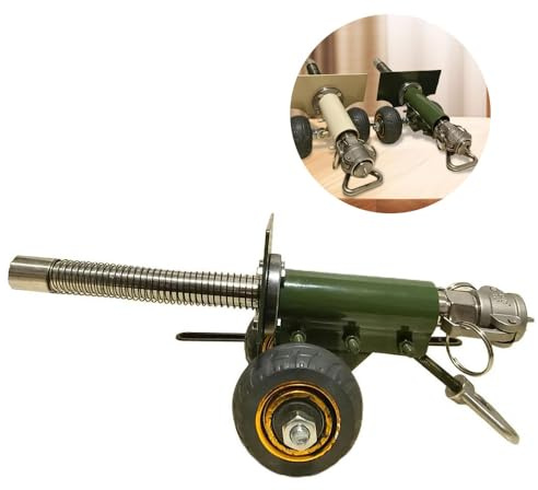 KWJNH Smällare Artilleri Kanon Stål Mini Kanon, Militär Modell Samling Prydnader, Stål Kanon Modell Smällare Launcher Skrivbord Dekoration och Samlarobjekt