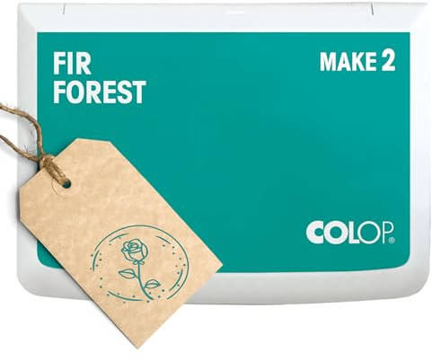 COLOP Tampone per timbri MAKE 2 fir forest 70 x 110 mm, cuscino per timbri tradizionali