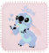 sarcia.eu Disney Stitch Quadratischer Teppich, rosa, rutschfest 60x60cm