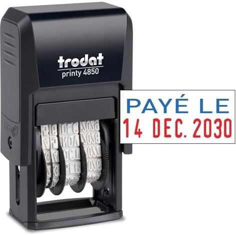 Tampon PAYE LE + date Printy 4850L2 Trodat