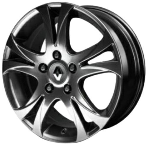 Renault Accesorios 7711426990 Llantas de Aleación Avanza, 15 Pulgadas, Gris Antracita Satinado