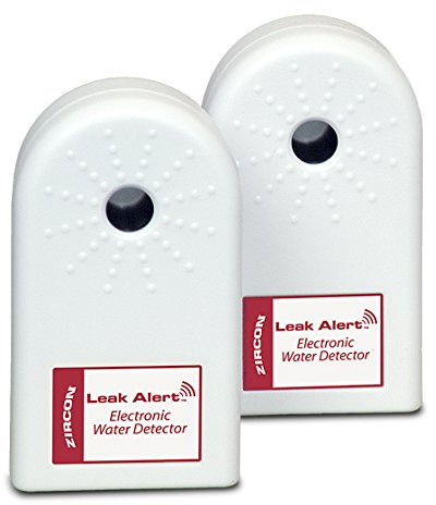 Zircon Leak Alert Electronic Water Detectors Bonus Pack, Batteries Not Included, 2-Pack