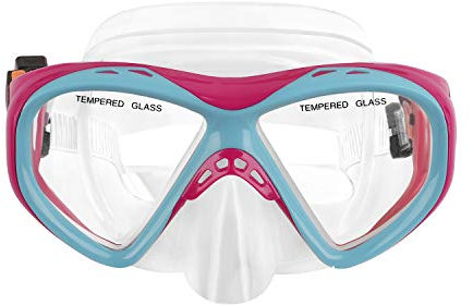 Kinder Schwimmbrille Taucherbrille UV Schutz & Anti-Fog Schwimmen Brille Schutzbrillen für Mädchen und Jungen, Verstellbares Silikonband (Rosa und Blau)