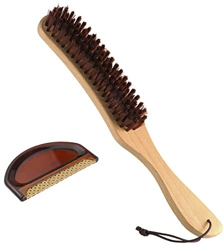 Clothes Brush, Lint Brush and Cashmere Comb for Suits, Cashmere, Wool, Velvet, Suede, Hat - Remove Lint, Dust, Pet Hair and More from Clothing and Furniture