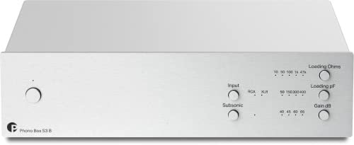 Phono Box S3 B, Symmetrischer audiophiler Phono-Vorverstärker, Silber