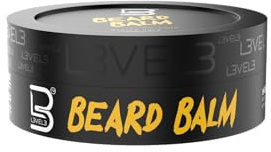 Level 3 Beard Balm - Leave-In Conditioner and Softener for Men - Deep Massage Care