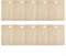10 Pack Large Sandwich Toaster Bags Non and Reusable Toastie Toasty Bags(17 * 19CM)