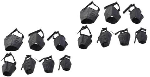 INOOMP 14 Pz museruole per cani da compagnia prodotti per animali museruole per animali domestici copertura della bocca dell'animale domestico il cane museruola