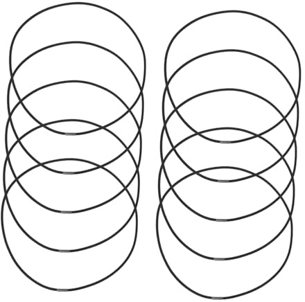 Uonlytech 10pezzi Fasce Elastiche Per Montaggio Microfono in Gomma Per Morsetto Supporto Smorzatore Antiurto Per Microfono Condensatore Riduttore Montaggio in Gomma