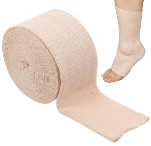 Tubular Support Bandage 2.5’’ x 5.5 yd Size B Elastic Stockinette Tubing Reusable Compression Support Bandages Roll Tube Sleeve for Arm Ankle