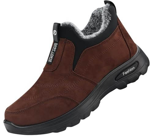 Generico scarpe uomo invernali impermeabili Stivali Da Neve Uomo Caldo Da Escursionismo Comodi Ed Eleganti Stivali Invernali Classici Classic Foderata Caldo Antiscivolo Neve scarpe termiche