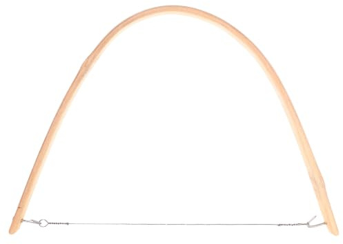 Scie à Chantourner en Bambou et Fil D’acier, Forme Arc