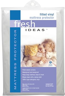 Levinsohn Fresh Ideas Waterproof Mattress Protector 100% Vinyl Hypoallergenic, Twin