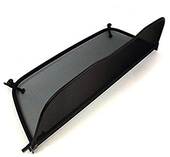 Déflecteur de Vent pour Audi A3 8V (à partir du 2014) - Pliable - avec Fermeture Rapide - Noir | Filet Anti-Remous Coupe | Déflecteur d'air - GermanTuningParts