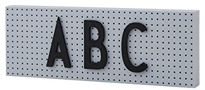 Design Letters Message board The Sign Grau | A4 A3 A2 | Buchstaben tafel | Letter board | Memotafel Wanddeko | Symbole, Buchstaben und Zahlen sind separat erhältlich