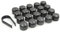 Partsdealers® - Copridadi ruota per Audi A1 A3 A4 A5 A6 A7 A8 TT Q3 Q5 Q7 17 mm x 20 (grigio scuro - colore OEM)
