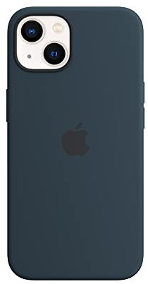 Apple Silicone Case with MagSafe (for iPhone 13) - Abyss Blue