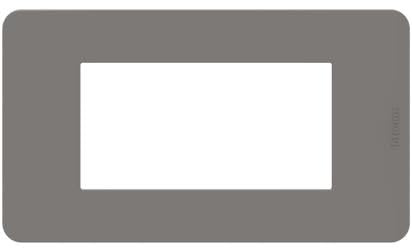 BTICINO MatixGO Technopolymer Material Plate Taupe JA4804TD Plate MatixGO 4 modules