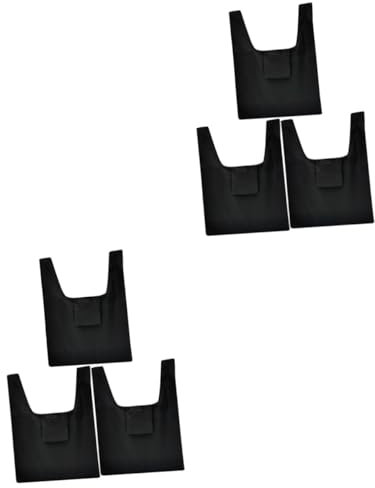 TOPBATHY 6 Pz Sacchetto Shopping Lavabile in Lavatrice Borse Pesanti Macchina Sacchetti Della Spesa Riutilizzabile Shopping Pieghevole La Borsa Custodia Acquisti Portatile Borsa Pieghevole