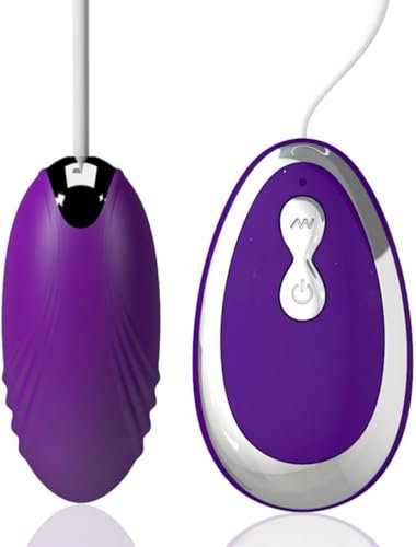 Vibratore clitorideo viola a forma di proiettile, vibratore per clitoride punto G, vibratore stimolatore per il clitoride vibratore per uova da proiettile giocattolo del sesso per adulti vibratori a