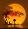 GY Sunset Lamp, 4 Couleurs Lampe Coucher de Soleil, Port USB Sunset Projection Light, Lumière Ambiance Rotative de 180°, Lampe Selfie, Idéal pour Photos, Fêtes et la Décoration de la Salle