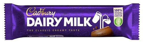 Cadbury Dairy Milk Chocolate Bar, Classic Creamy Taste, 45 g (Pack of 48)