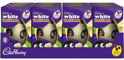 Cadbury White Chocolate Buttons Egg (Box of 12)